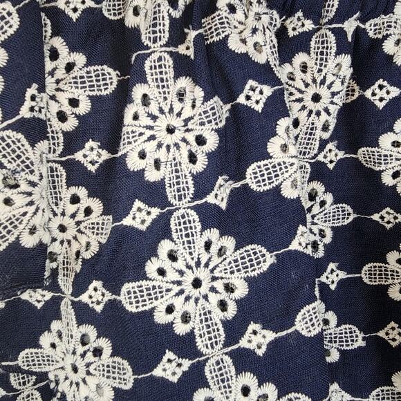 ZARA Top Off The Shoulder Cropped Embroidered WOMENS L Coastal boho  beachy - Picture 9 of 9